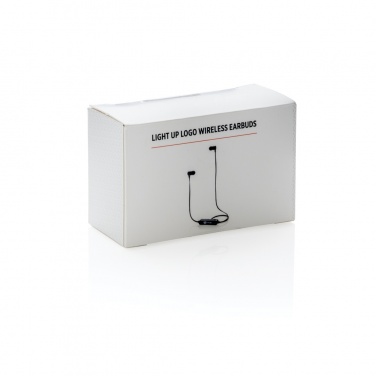 Logotrade promotional merchandise image of: Light up logo wireless earbuds