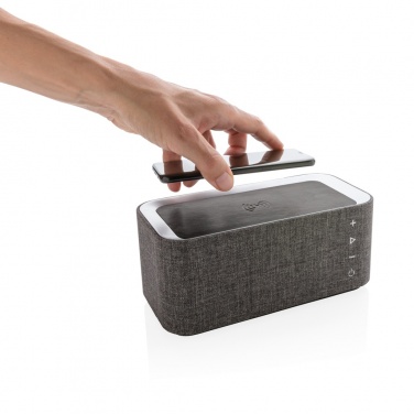 Logo trade advertising products image of: Vogue wireless charging speaker