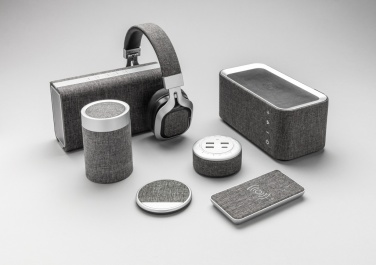 Logotrade corporate gift picture of: Vogue wireless charging speaker