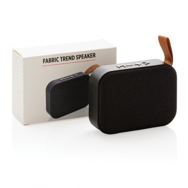 Logo trade promotional merchandise image of: Fabric trend speaker