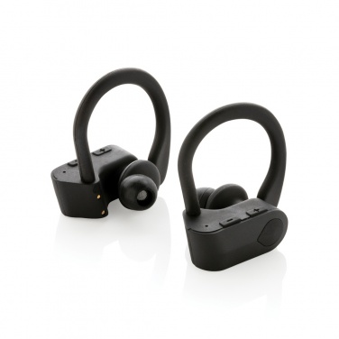 Logo trade promotional gifts picture of: TWS sport earbuds in charging case