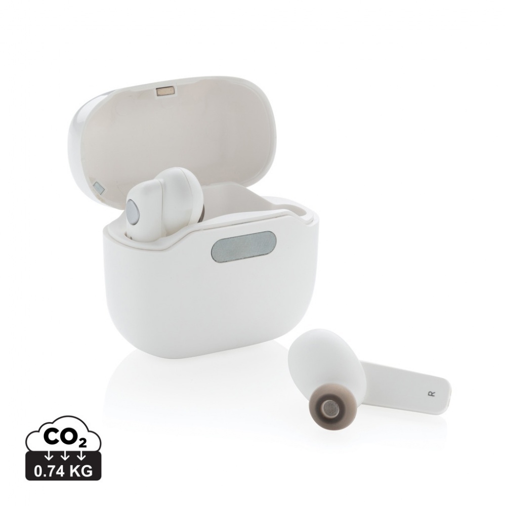 Logotrade business gift image of: TWS earbuds in UV-C sterilising charging case