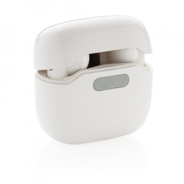 Logo trade promotional giveaways image of: TWS earbuds in UV-C sterilising charging case