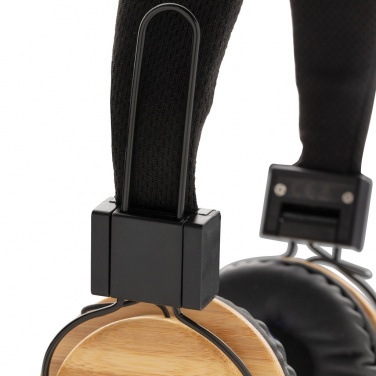 Logotrade promotional merchandise image of: Bamboo wireless headphone