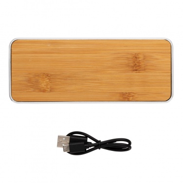 Logotrade promotional gift image of: Nevada Bamboo 3W wireless speaker
