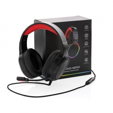 Logo trade corporate gift photo of: RGB gaming headset