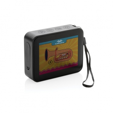 Logo trade promotional gift photo of: Urban Vitamin Vallejo RCS rplastic 3W speaker IPX 7