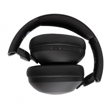 Logo trade promotional product photo of: Urban Vitamin Cupertino RCS rplastic ANC headphone