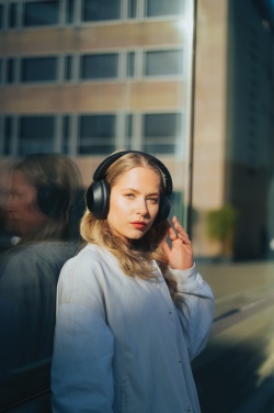 Logotrade promotional product picture of: Urban Vitamin Cupertino RCS rplastic ANC headphone