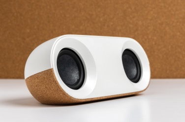 Logotrade business gifts photo of: Oregon RCS recycled plastic and cork 10W speaker