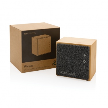 Logotrade promotional items photo of: Wynn 5W bamboo wireless speaker