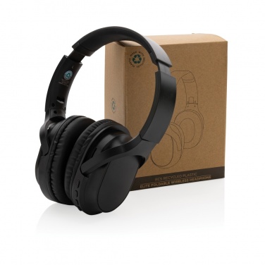 Logotrade advertising product picture of: RCS recycled plastic Elite Foldable wireless headphone