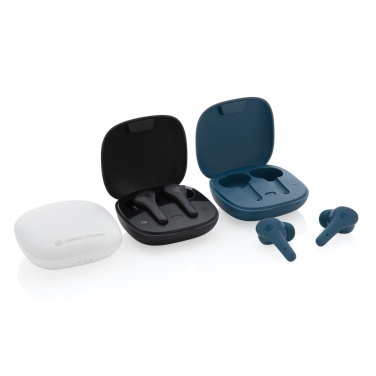 Logo trade promotional giveaways image of: Urban Vitamin Byron ENC earbuds