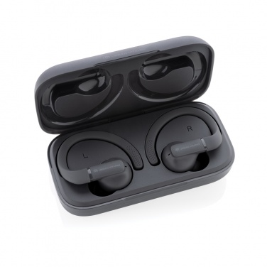 Logo trade business gifts image of: Urban Vitamin Pacifica RCS rplastic earbuds