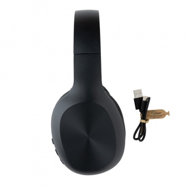 Logo trade promotional gifts picture of: RCS recycled plastic JAM wireless headphone