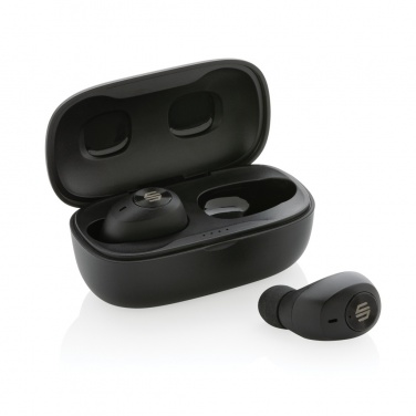 Logo trade business gifts image of: Urban Vitamin Palm Springs RCS rplastic ENC earbuds