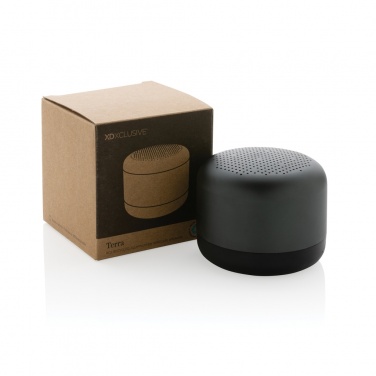 Logo trade advertising products picture of: Terra RCS recycled aluminium 5W wireless speaker