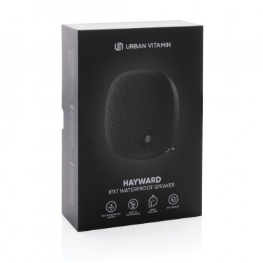 Logo trade promotional merchandise photo of: Urban Vitamin Hayward IPX7 waterproof 5W speaker