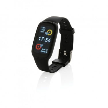 Logo trade business gifts image of: RCS recycled TPU  activity watch 1.47'' screen with HR