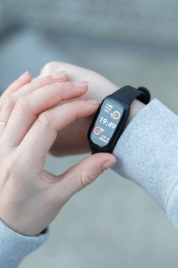 Logotrade promotional gift image of: RCS recycled TPU  activity watch 1.47'' screen with HR