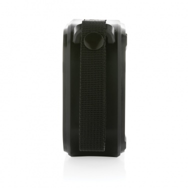 Logo trade advertising products picture of: 3W RCS recycled plastic wireless sunwave solar speaker