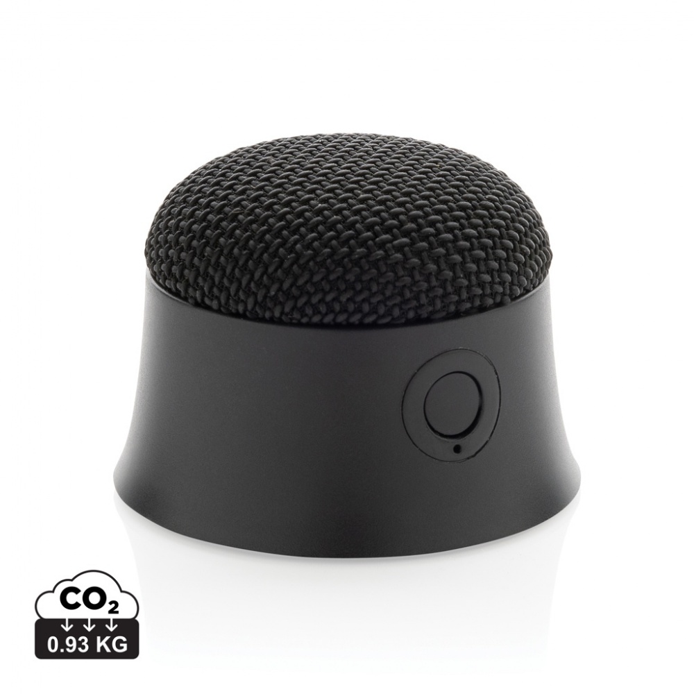Logo trade business gifts image of: Magtune RCS recycled plastic magnetic 5W speaker