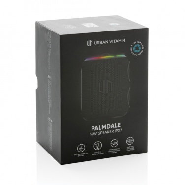 Logotrade promotional merchandise picture of: Urban Vitamin Palmdale RCS rplastic 16W speaker IPX7