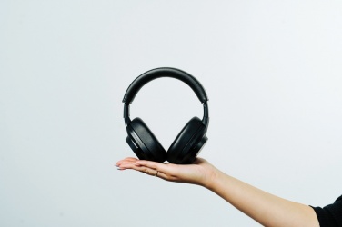 Logo trade promotional giveaways picture of: Irvine RCS recycled and repairable ANC wireless headphone
