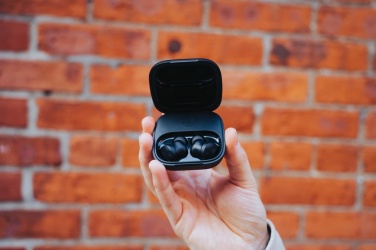 Logo trade promotional gifts picture of: Lakewood RCS recycled and repairable wireless earbuds