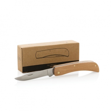 Logo trade promotional giveaways image of: Wooden knife