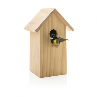 Logotrade promotional product picture of: Wooden birdhouse