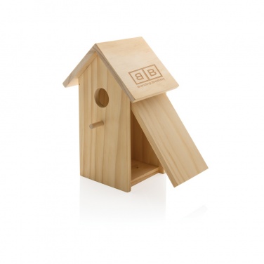 Logo trade promotional items picture of: Wooden birdhouse