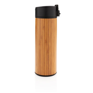 Logotrade promotional giveaway image of: Bogota vacuum bamboo coffee mug
