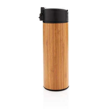 Logo trade promotional products image of: Bogota vacuum bamboo coffee mug