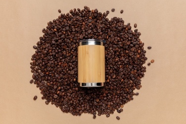 Logotrade promotional item image of: Bamboo coffee to go tumbler