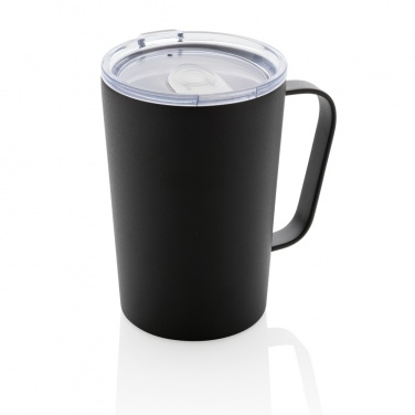 Logotrade promotional item image of: RCS Recycled stainless steel modern vacuum mug with lid