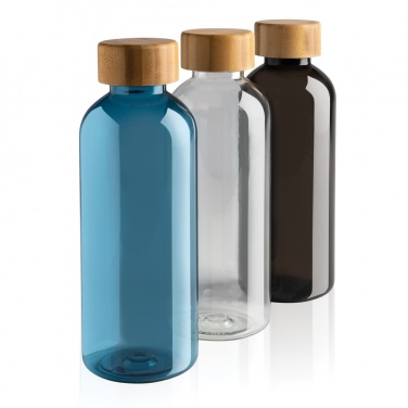 Logo trade promotional products image of: RCS RPET bottle with bamboo lid