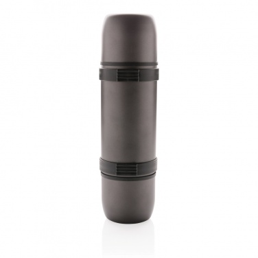 Logo trade promotional giveaways image of: Vacuum flask with 2 cups