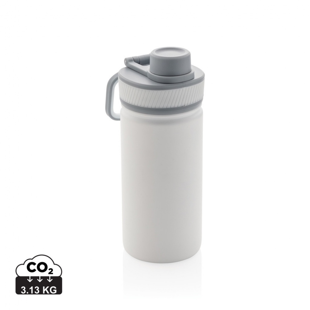 Logotrade promotional gift image of: Vacuum stainless steel bottle with sports lid 550ml
