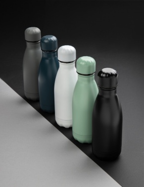 Logotrade promotional merchandise image of: Solid colour vacuum stainless steel bottle 260ml