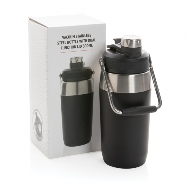 Logotrade promotional products photo of: Vacuum stainless steel dual function lid bottle 500ml