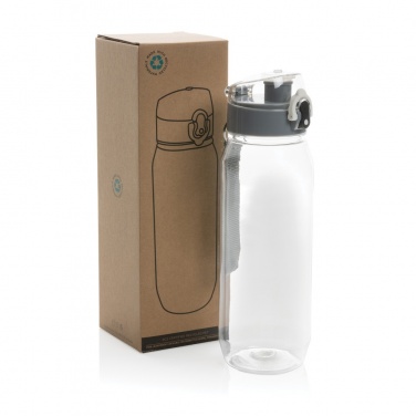 Logo trade promotional items picture of: Yide RCS Recycled PET leakproof lockable waterbottle 800ml