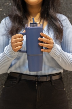 Logotrade promotional merchandise image of: Tana RCS plastic tumbler with handle 900ml