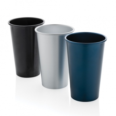 Logo trade promotional items image of: Alo RCS recycled aluminium lightweight cup 450ml