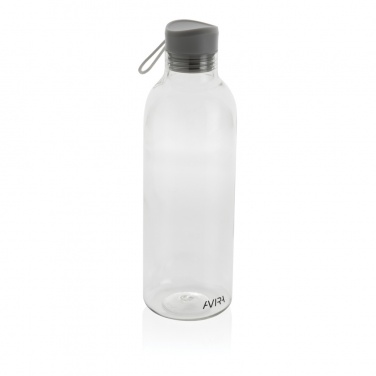 Logo trade promotional merchandise image of: Avira Atik RCS Recycled PET bottle 1L