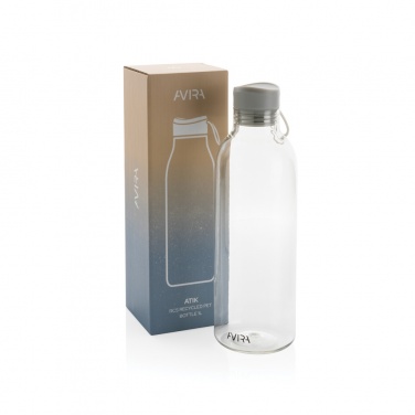 Logo trade promotional item photo of: Avira Atik RCS Recycled PET bottle 1L
