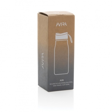 Logo trade corporate gifts picture of: Avira Ain RCS Re-steel 150ML mini travel bottle