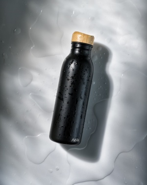 Logo trade promotional gifts image of: Avira Alcor RCS Re-steel single wall water bottle 600 ML