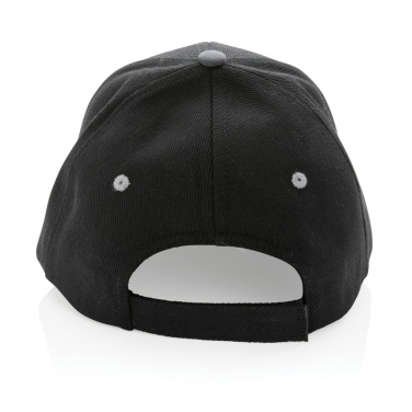 Logo trade promotional merchandise image of: Impact AWARE™ Brushed rcotton 6 panel contrast cap 280gr