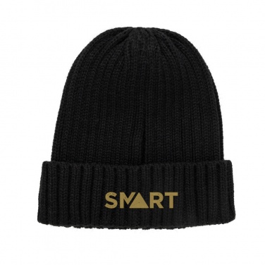 Logotrade promotional product image of: Kennedi AWARE™ Polylana® beanie with large rib